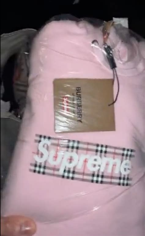 when is the supreme burberry drop